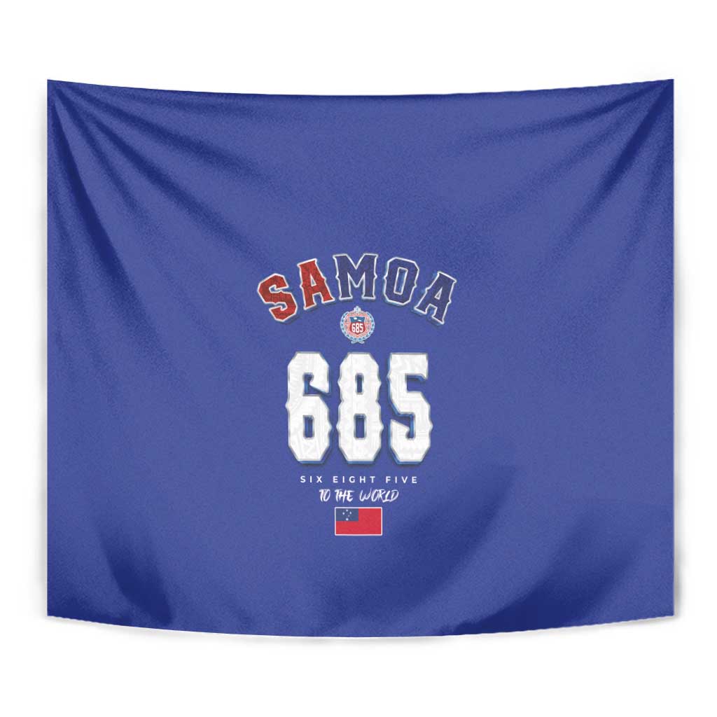 Toa Samoa Rugby Tapestry Six Eight Five to The World