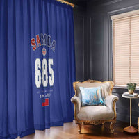 Toa Samoa Rugby Window Curtain Six Eight Five to The World