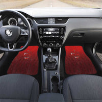 Mate Ma'a Tonga Rugby Car Mats Six Seven Six to The World LT03 Set 2pcs - Front Red - Polynesian Pride