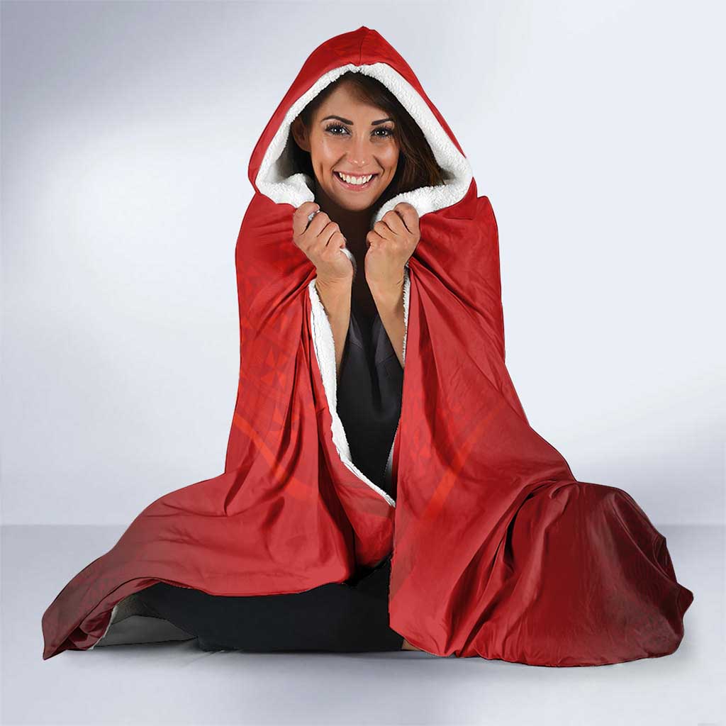 Mate Ma'a Tonga Rugby Hooded Blanket Six Seven Six to The World LT03 - Polynesian Pride