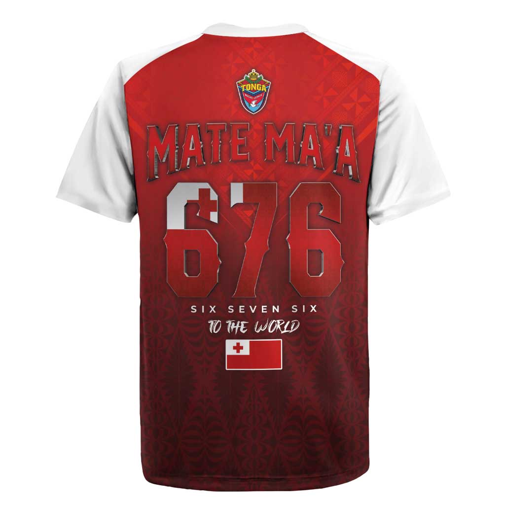 Mate Ma'a Tonga Rugby Rugby Jersey Six Seven Six to The World LT03 - Polynesian Pride