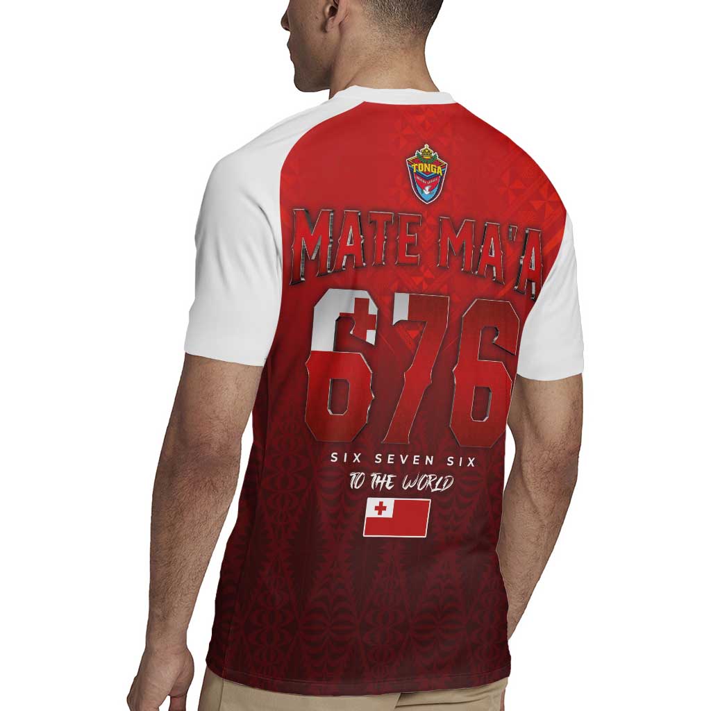 Mate Ma'a Tonga Rugby Rugby Jersey Six Seven Six to The World LT03 - Polynesian Pride
