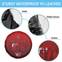 Mate Ma'a Tonga Rugby Spare Tire Cover Six Seven Six to The World LT03 - Polynesian Pride