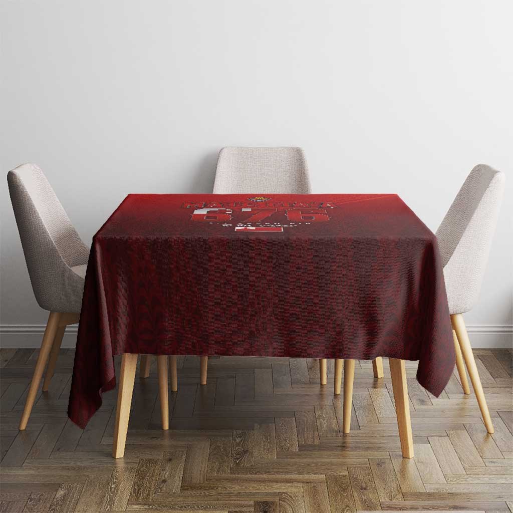 Mate Ma'a Tonga Rugby Tablecloth Six Seven Six to The World LT03 - Polynesian Pride