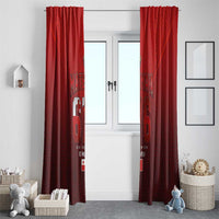 Mate Ma'a Tonga Rugby Window Curtain Six Seven Six to The World LT03 - Polynesian Pride