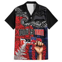 Aotearoa and Samoa Toitu Te Tiriti Family Matching Short Sleeve Bodycon Dress and Hawaiian Shirt Honour the Treaty - Te Tiriti Is Us