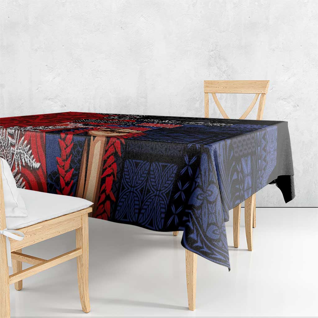 Aotearoa and Samoa Toitu Te Tiriti Tablecloth Honour the Treaty - Te Tiriti Is Us