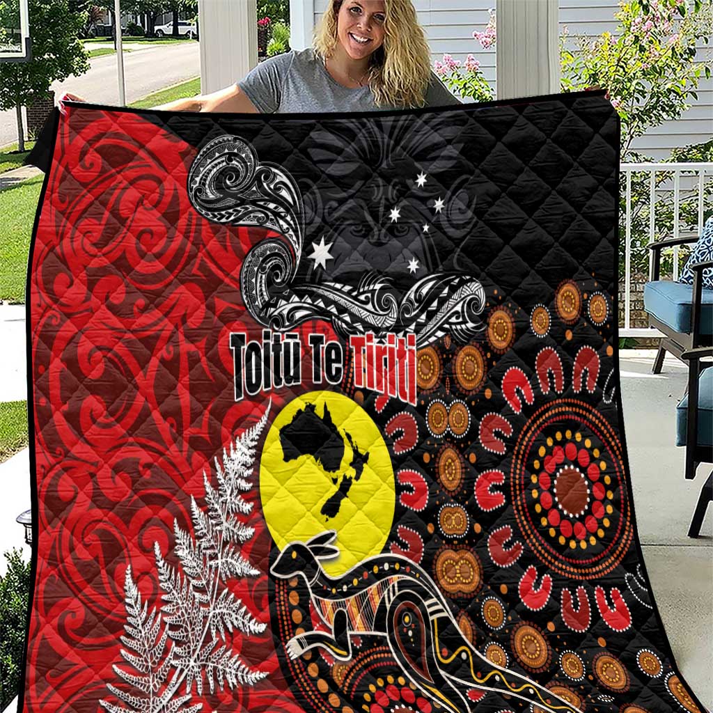 Aotearoa and Australia Toitu Te Tiriti Quilt Honour the Treaty - Te Tiriti Is Us