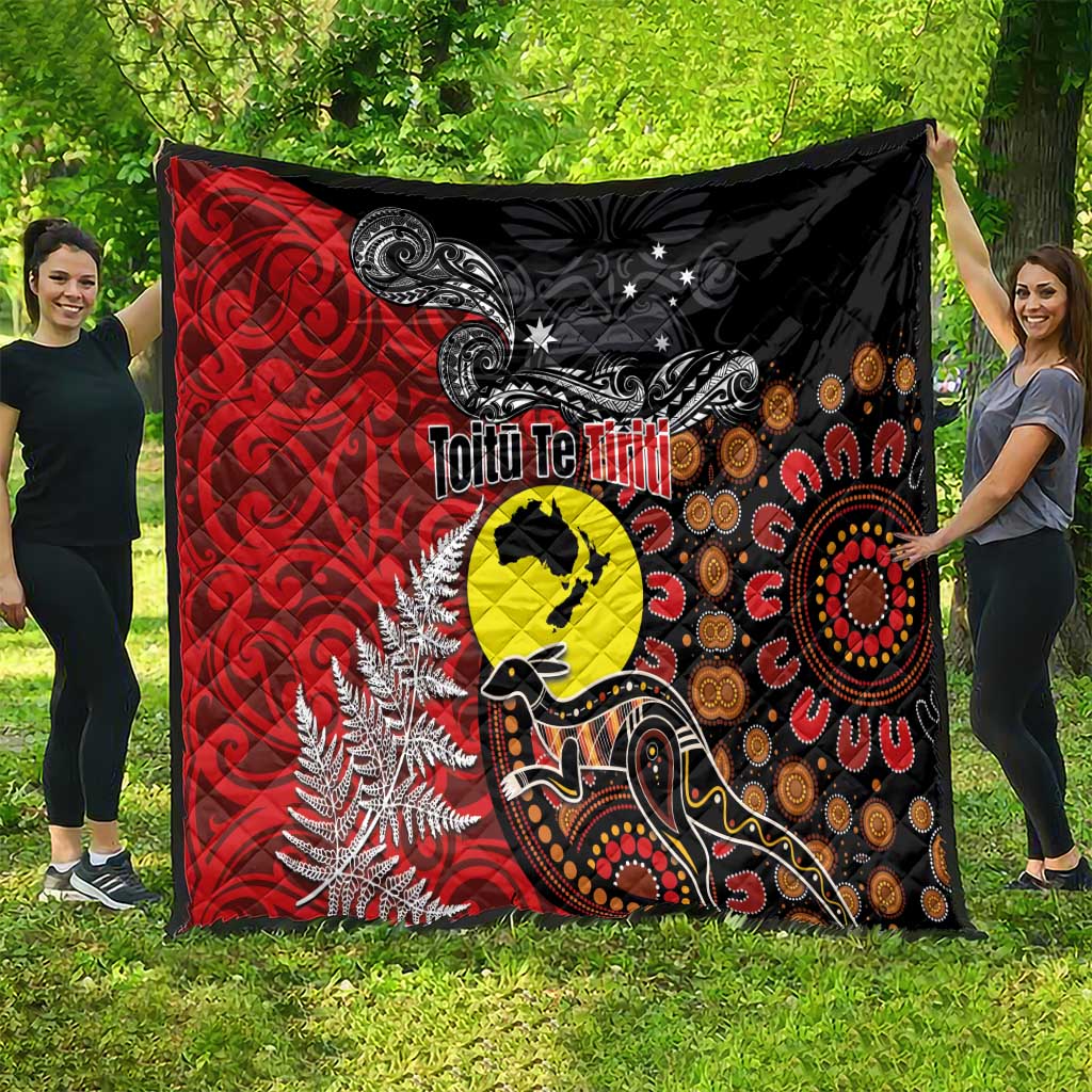 Aotearoa and Australia Toitu Te Tiriti Quilt Honour the Treaty - Te Tiriti Is Us