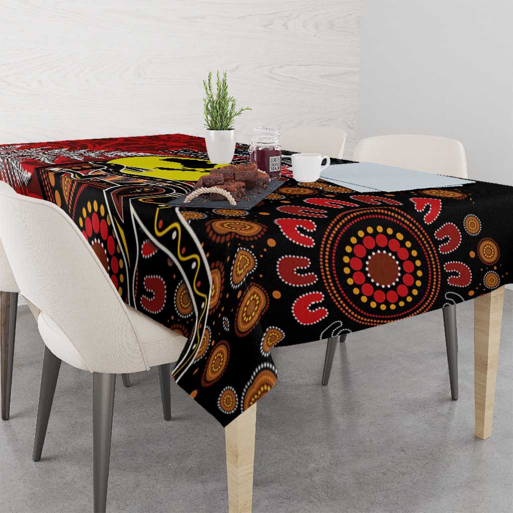 Aotearoa and Australia Toitu Te Tiriti Tablecloth Honour the Treaty - Te Tiriti Is Us LT03 - Polynesian Pride