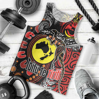 Aotearoa and Australia Toitu Te Tiriti Men Tank Top Honour the Treaty - Stand Together Stand Stronger