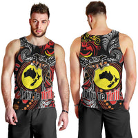 Aotearoa and Australia Toitu Te Tiriti Men Tank Top Honour the Treaty - Stand Together Stand Stronger