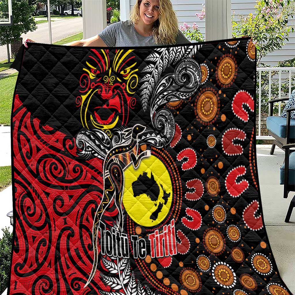 Aotearoa and Australia Toitu Te Tiriti Quilt Honour the Treaty - Stand Together Stand Stronger
