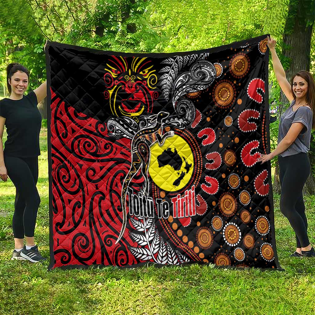 Aotearoa and Australia Toitu Te Tiriti Quilt Honour the Treaty - Stand Together Stand Stronger