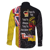 Aotearoa and Niue Toitu Te Tiriti Family Matching Short Sleeve Bodycon Dress and Hawaiian Shirt Honour the Treaty - Fight Together Stand Together