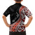 Aotearoa Maori Stylized Koru - Silver Ferns Family Matching Long Sleeve Bodycon Dress and Hawaiian Shirt