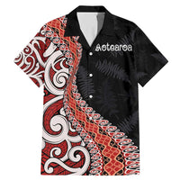 Aotearoa Maori Stylized Koru - Silver Ferns Family Matching Mermaid Dress and Hawaiian Shirt