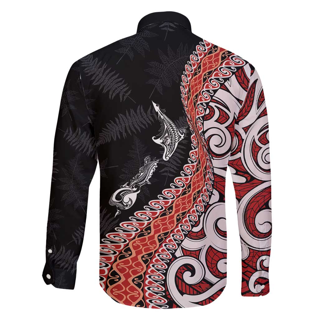 Aotearoa Maori Stylized Koru - Silver Ferns Family Matching Off Shoulder Maxi Dress and Hawaiian Shirt