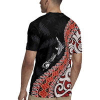 Aotearoa Maori Stylized Koru - Silver Ferns Rugby Jersey LT03 - Polynesian Pride