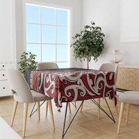 Aotearoa Maori Stylized Koru - Silver Ferns Tablecloth LT03 - Polynesian Pride