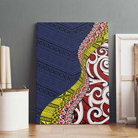 Aotearoa and Niue Canvas Wall Art Hiapo Maori Stylized Koru LT03 - Polynesian Pride