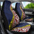 Aotearoa and Niue Car Seat Cover Hiapo Maori Stylized Koru