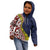 Aotearoa and Niue Kid Hoodie Hiapo Maori Stylized Koru