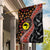 Aotearoa and Australia Garden Flag Maori Koru Ferns With Aboriginal Kangaroo