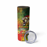 Hawaiian Reggae Skinny Tumbler Jawaiian One Love-Tribal Tatoos and Rastafari Lion - Polynesian Pride