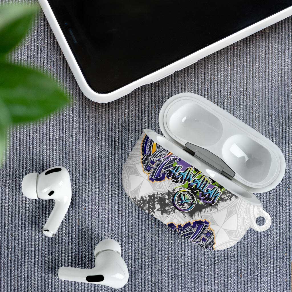 Traditional Art Hawaiian Kakau Tattoos AirPods Case Graffiti Style - Polynesian Pride