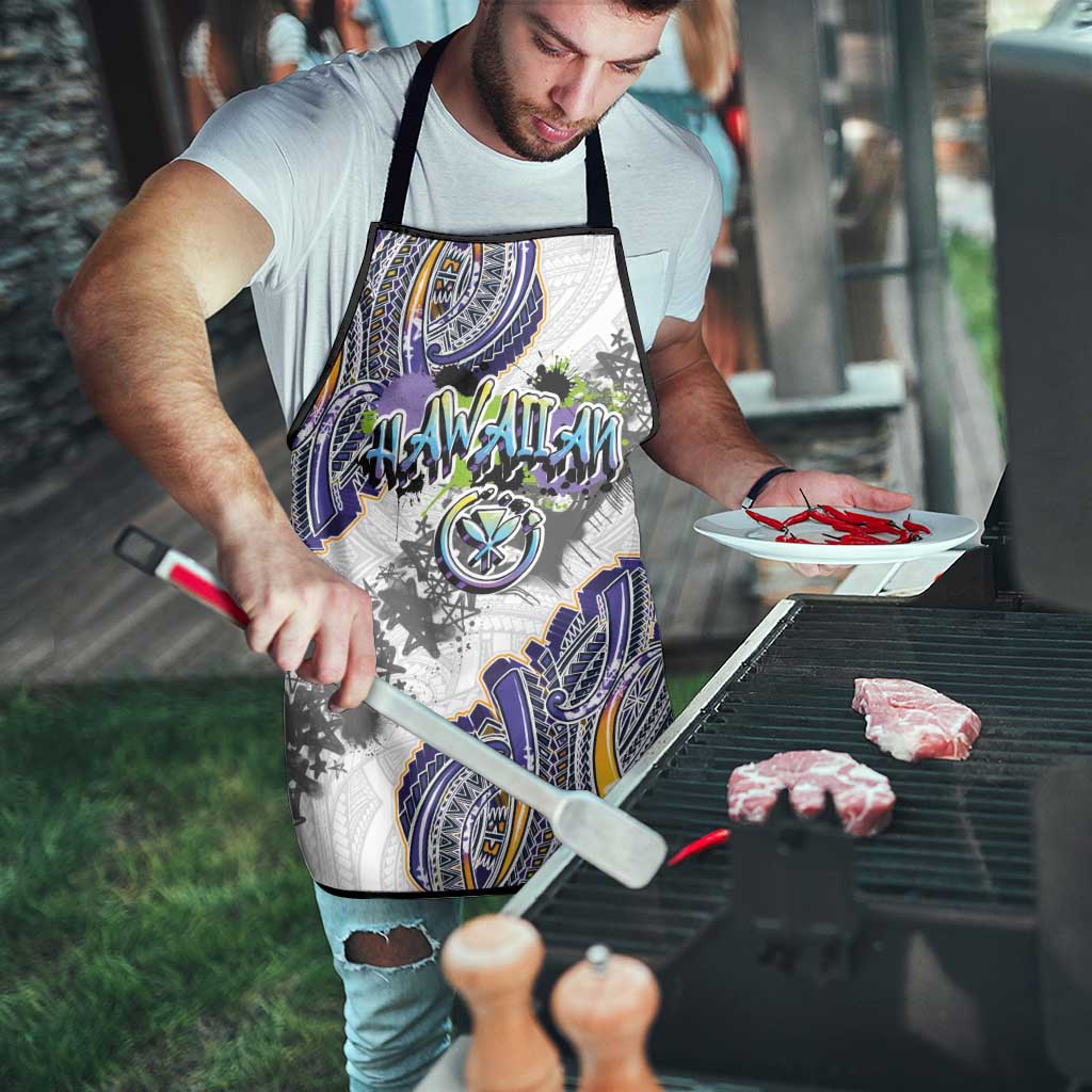 Traditional Art Hawaiian Kakau Tattoos Apron Graffiti Style LT03 - Polynesian Pride