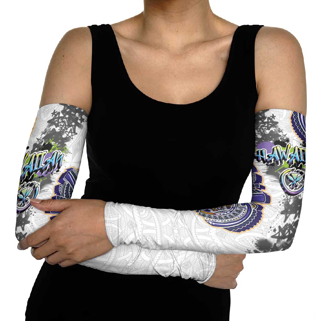 Traditional Art Hawaiian Kakau Tattoos Arm Sleeves Graffiti Style LT03 - Polynesian Pride
