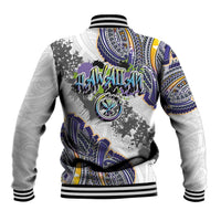Traditional Art Hawaiian Kakau Tattoos Baseball Jacket Graffiti Style LT03 - Polynesian Pride