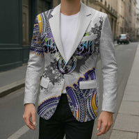 Traditional Art Hawaiian Kakau Tattoos Blazer Graffiti Style - Polynesian Pride