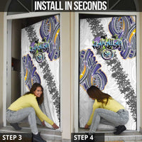 Traditional Art Hawaiian Kakau Tattoos Door Cover Graffiti Style LT03 - Polynesian Pride