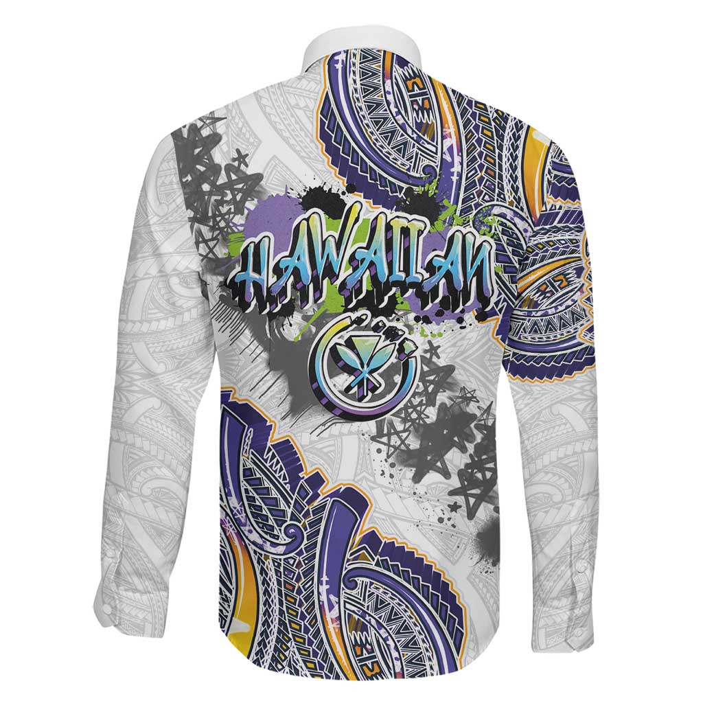 Traditional Art Hawaiian Kakau Tattoos Family Matching Puletasi and Hawaiian Shirt Graffiti Style - Polynesian Pride