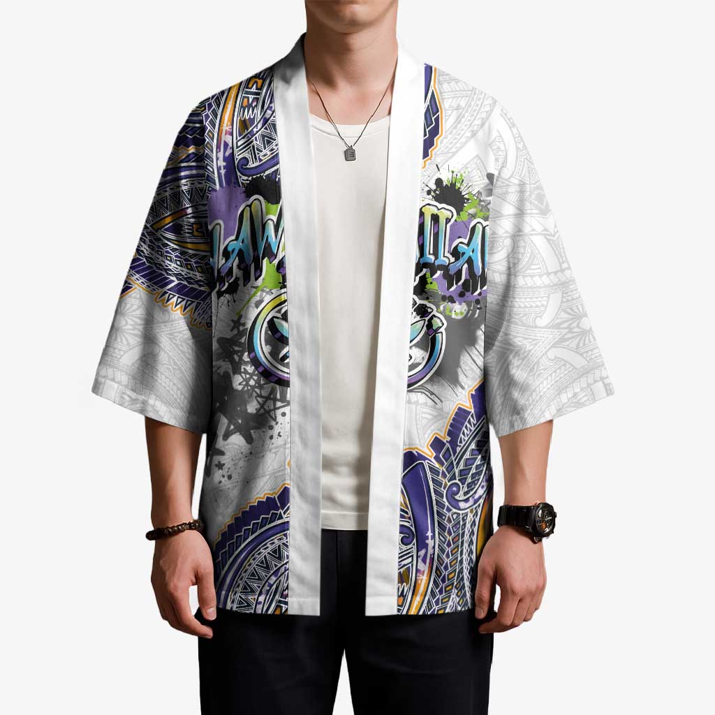 Traditional Art Hawaiian Kakau Tattoos Kimono Graffiti Style LT03 - Polynesian Pride