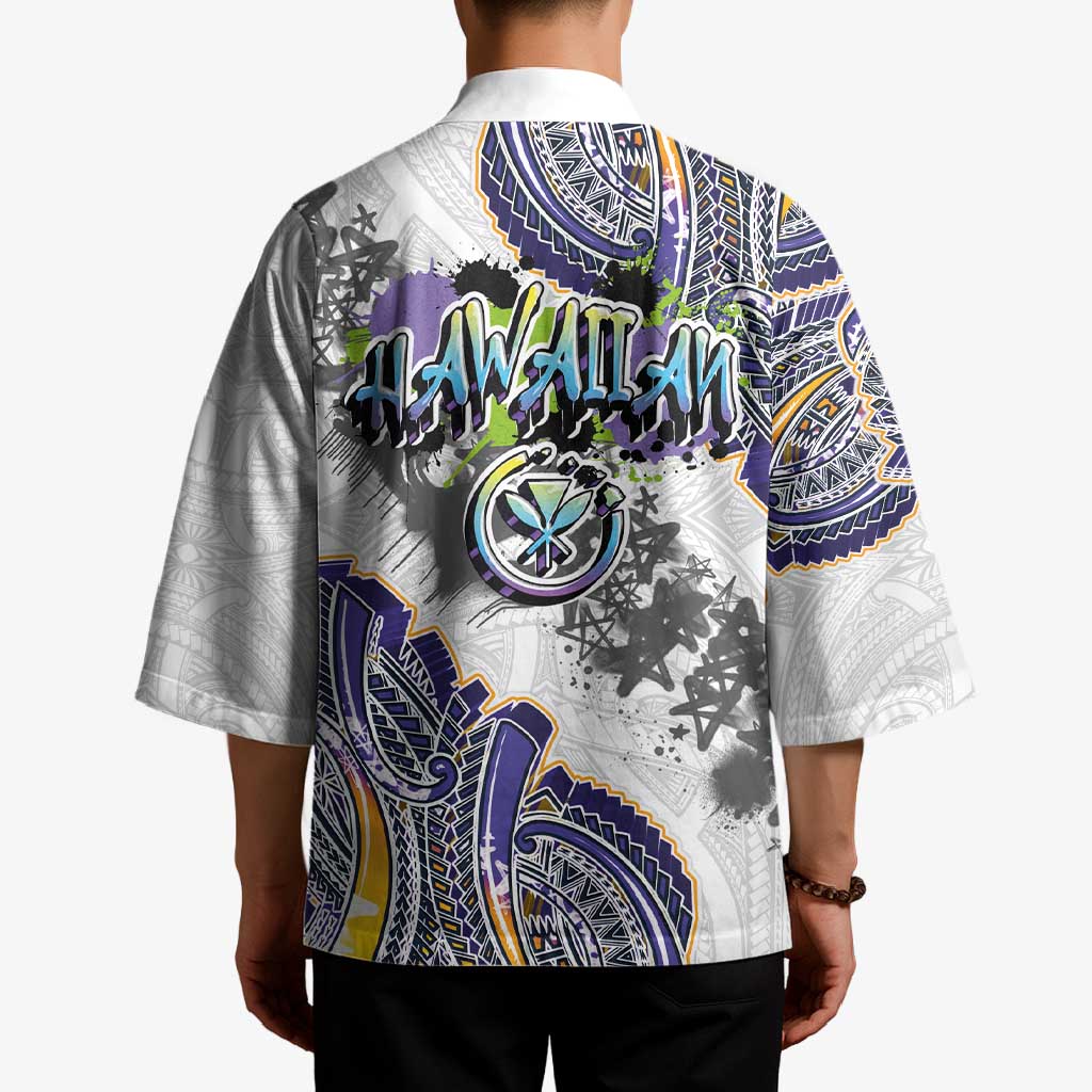 Traditional Art Hawaiian Kakau Tattoos Kimono Graffiti Style LT03 - Polynesian Pride