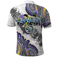 Traditional Art Hawaiian Kakau Tattoos Polo Shirt Graffiti Style - Polynesian Pride