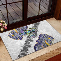 Traditional Art Hawaiian Kakau Tattoos Rubber Doormat Graffiti Style LT03 - Polynesian Pride