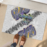 Traditional Art Hawaiian Kakau Tattoos Rubber Doormat Graffiti Style LT03 - Polynesian Pride