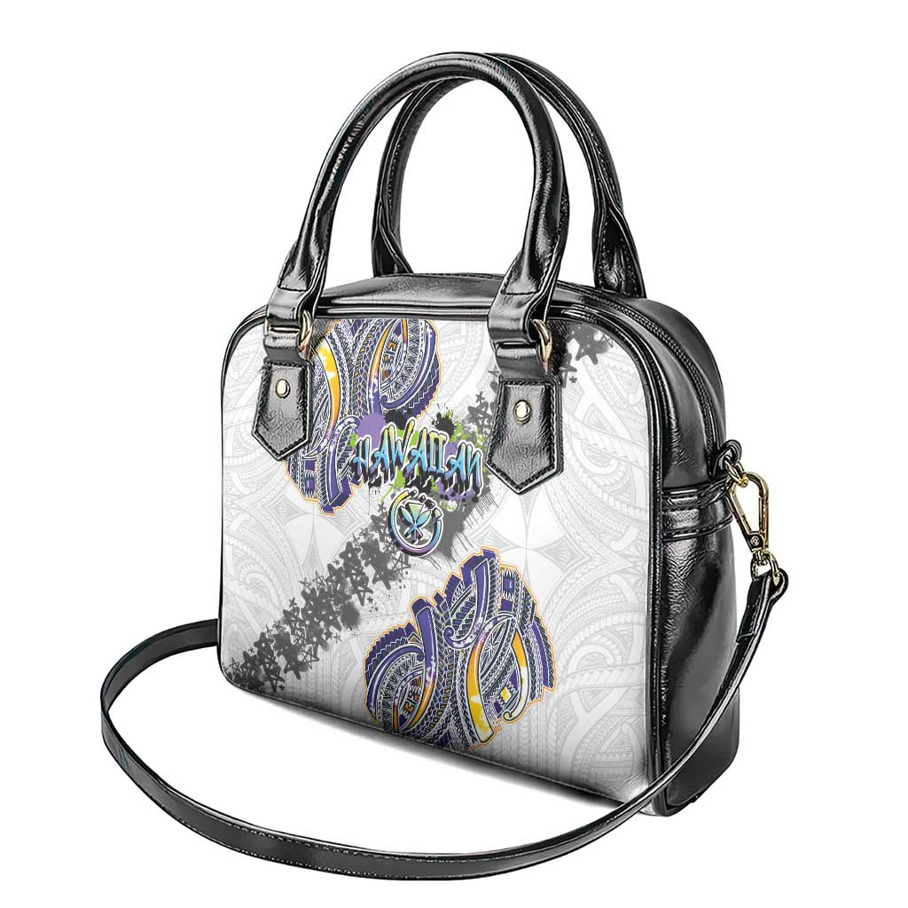 Traditional Art Hawaiian Kakau Tattoos Shoulder Handbag Graffiti Style LT03 - Polynesian Pride