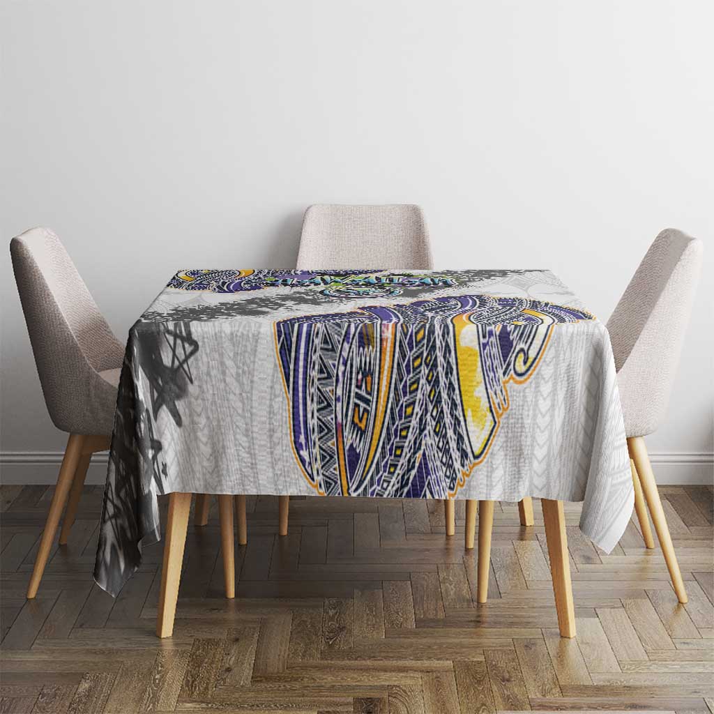 Traditional Art Hawaiian Kakau Tattoos Tablecloth Graffiti Style LT03 - Polynesian Pride