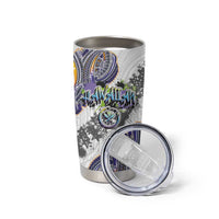 Traditional Art Hawaiian Kakau Tattoos Tumbler Cup Graffiti Style - Polynesian Pride