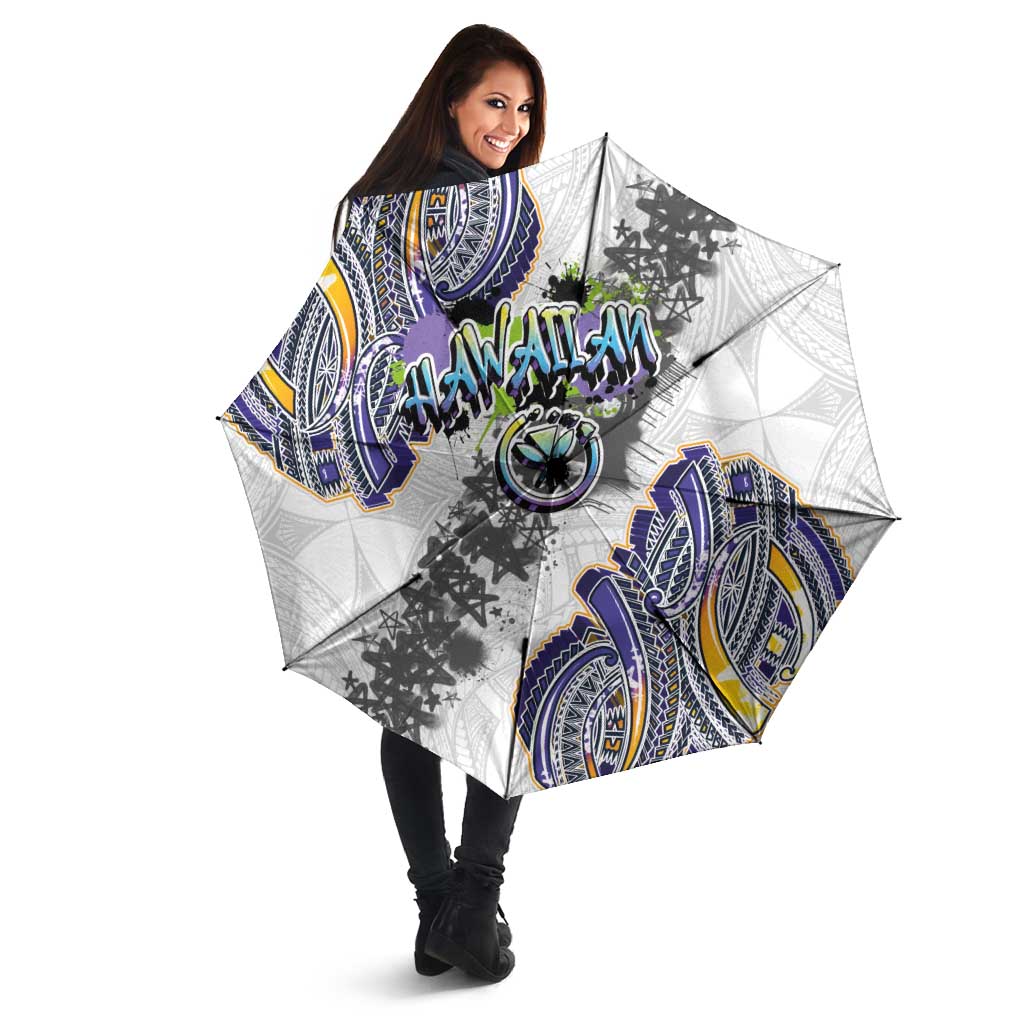 Traditional Art Hawaiian Kakau Tattoos Umbrella Graffiti Style LT03 - Polynesian Pride