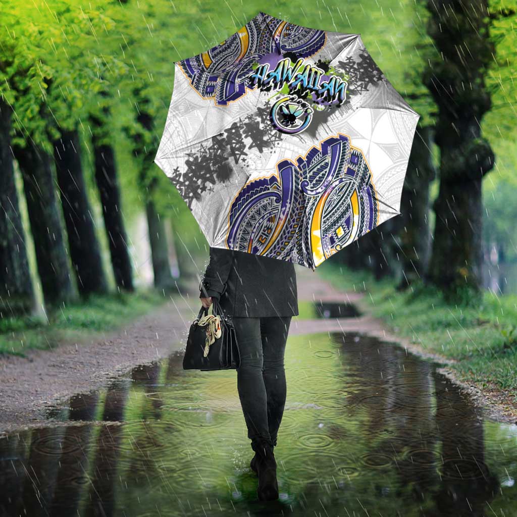 Traditional Art Hawaiian Kakau Tattoos Umbrella Graffiti Style LT03 - Polynesian Pride