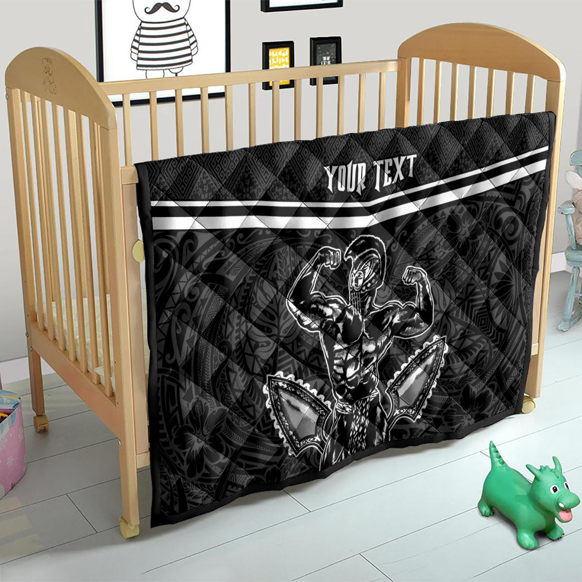 Custom Hawaii Warrior Quilt Kakau Quilt Pattern LT03 - Polynesian Pride