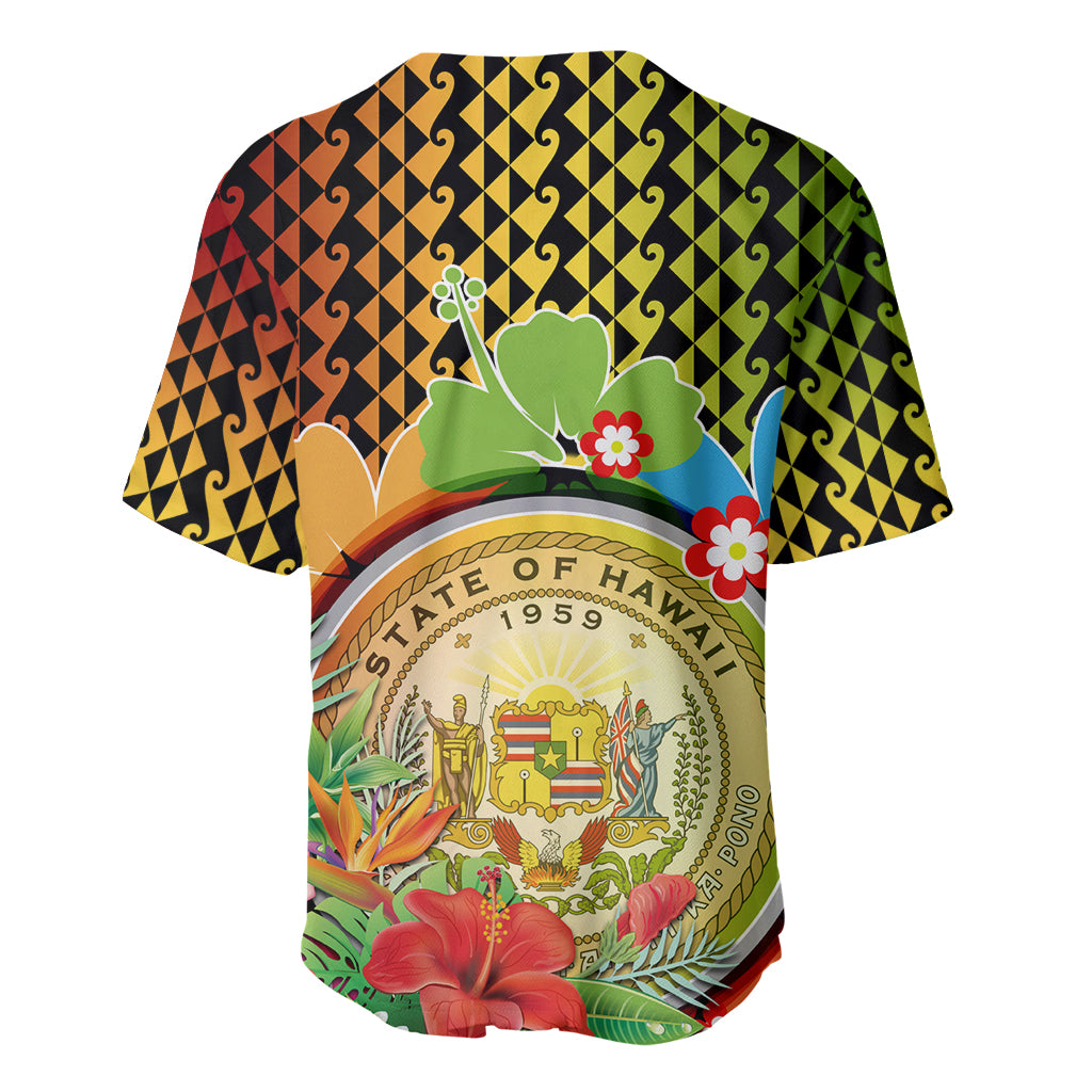 Hawaii Womens Day Wahine Baseball Jersey Strong Beautiful Woman with Kakau Style LT03 - Polynesian Pride