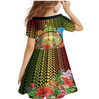 Hawaii Womens Day Wahine Family Matching Mermaid Dress and Hawaiian Shirt Strong Beautiful Woman with Kakau Style LT03 - Polynesian Pride