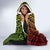 Hawaii Womens Day Wahine Hooded Blanket Strong Beautiful Woman with Kakau Style LT03 - Polynesian Pride